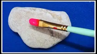 Easy Acrylic Painting on Stone l Satisfying Rock Art l Painted Rock