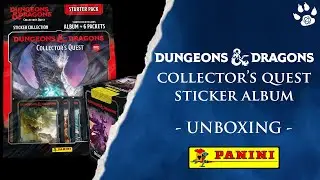 DUNGEONS & DRAGONS: Collector's Quest Sticker Album - Panini - UNBOXING - Band of Badgers