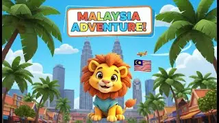 Leo Travels to Malaysia 🌴✈️ | Fun Kids Travel Song | Learn Countries & Culture