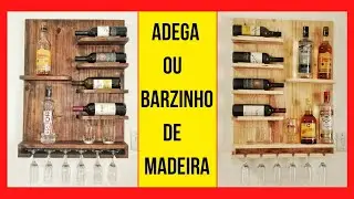Como Fazer Uma Adega de Madeira - Tutorial Completo - Marcenaria Criativa - Fácil de Fazer e  Vender