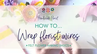 How to wrap florist wire with florist tape