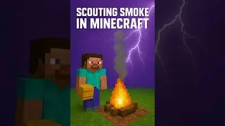 Minecraft Campfire Smoke Trick!? (Secret Scout Signal 🚨)