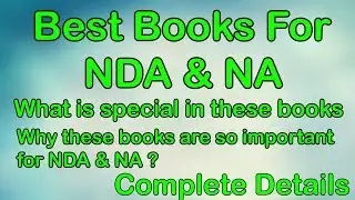 Best Books For NDA & NA Preparation by Parveen Sir