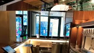 Chicago post construction cleaning job for Baker Development new restaurant Bobbys Lincoln Park