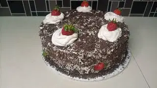 How to prepare black forest Amarula cake part 1