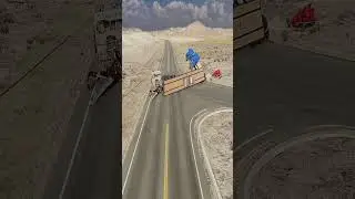 Realistic car crash 63 #shorts #crashsimulation