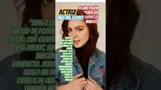 REGINA PAV&Oacute;N SALE DEL CL&Oacute;SET!#reginapavon#actrizmexicana #musica #shortyoutube #viralvideos #lgtbiq