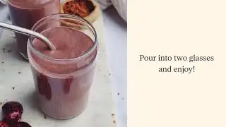 Chocolate Cherry Smoothie Recipe