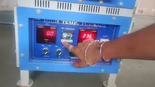 High Temperature Furnace Program Save and after Running Temperature M/C