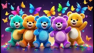 Four Teddy Bears Know Their Colors | Color Learning Song for Kids | Fun Preschool Rhyme