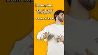 Snore-free life!😴