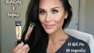 Highlight & Contour w/LA Girl Pro HD Concealer! Also check my updated video!