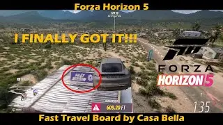 Forza Horizon 5 How To Get the Fast Travel Board by Casa Bella