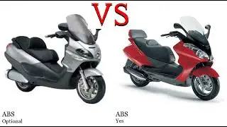 Piaggio X9 500 vs Aprilia Atlantic 500 Test specification comparison
