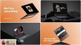 Web Promo Laptop Mockup 56303999 - Drive Link | Free After Effects Template
