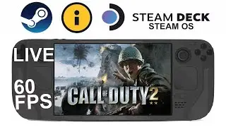Call of Duty 2 (Online) on Steam Deck/OS in 800p 60Fps (Live)