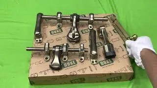 Duke Antique Door Fitting kit | 10 inch | Aldrop | feel secure with dukelocks | Curve Model | ✨