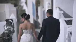 Wedding trailer at Skaros Santorini