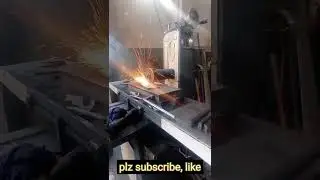 surface grinding working in factory