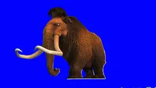 Ice age Manny and Sid and Diego masking pack blue screen