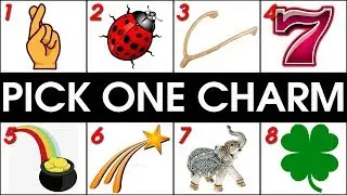 Pick one charm to reveal how many people have a secret crush on you!