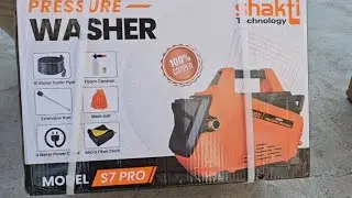 Shakti Technology S7 Pro Car Washer | High Performance Car Washer Unboxing and Review