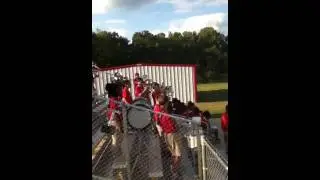 RJHS Band in stands Hey song