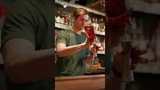 Our New Manhattan Cocktail at The Dead Rabbit New York #cocktail #manhattan #nyc