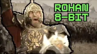 The Lord of the Rings - Rohirrim Charge | But as a Retro Video Game [8 Bit Rohan Theme Music]
