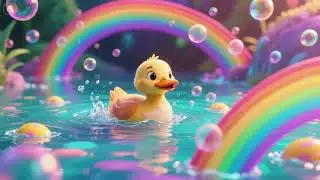 The Duckling&rsquo;s Swim Through Dreamy Waters 🌙🦆💤 | Gentle Bedtime Song for Kids