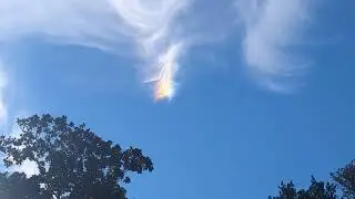 I Just Saw Rainbow Cloud When I Was Working In The Yard 12/31/2025