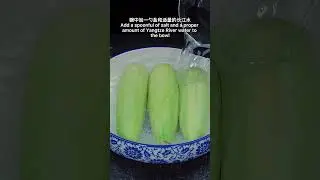 Steamed Corn with Soft, Glutinous, Sweet Flavors #china #food #cooking