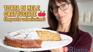 Torta di mele grattugiate, pronta in 5 minuti - Ricetta.it