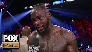 Wilder on first career loss: 'I wish my corner would&rsquo;ve let me go out on my shield' | PBC ON FOX
