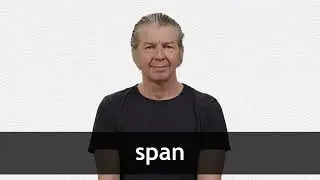 How to pronounce SPAN in American English
