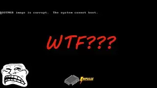 ❓Почему при установке WINDOWS может появляться BOOTMGR image is corrupt. The system cannot boot
