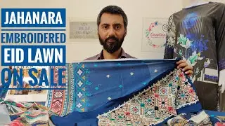 Jahanara Embroidered Lawn Collection 2022 | order at www.brandstorepk.com