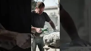 A unique machine that can smooth stones accurately #shorts