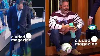 Dar&iacute;o Barassi se prob&oacute; unos zuecos de un participante de su programa y el Pollo tambi&eacute;n los teste&oacute;