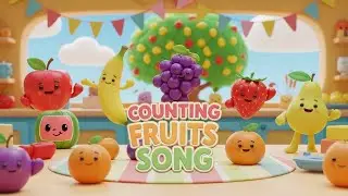Counting Fruits Song | Learn Numbers and Fruits for Kids | Nursery Rhymes & Songs for Children