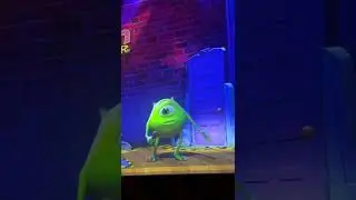 Monster&rsquo;s Inc Laugh Floor | Mike Wasowski Stand Up with Roz | Magic Kingdom #shorts