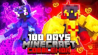 I Spent 100 DAYS In HARDEST COBBLEMON CHALLENGE Against My Rival!