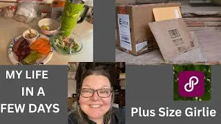 LIFE VLOG/ A few days in my life/Make Lunch with me, Poshmark orders/Plus Size Girlie- Real life