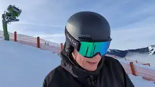 Skiing blue run 206 towards Leogang - Skicircus SHLF