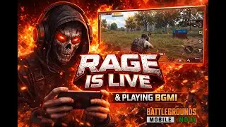 BGMI LIVE WITH RAGE NEW UPDATE WITH NEW ADVANTURES  #BGMI #SCOUTOP #JONATHAN