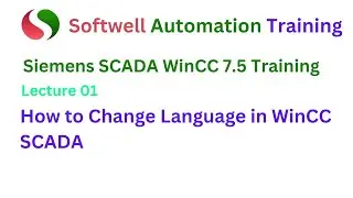 Lecture#1: How to Change Language in WinCC SCADA | #siemens  #wincc  #scada  Training