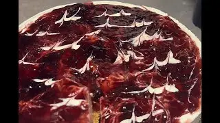 تشيز كيك التوت الباردBlueberry Cheesecake #fyp  #sweet #dessert #dubai #food #cooking #recipe