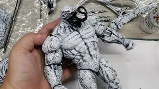 Anti-Venom custom repaint. ZD Toys.