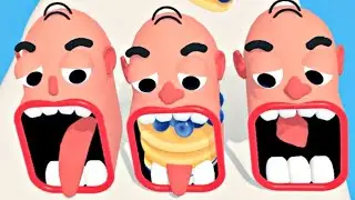 Pancake Run 🥞🌈💜 Max level (All levels 46-50) Walkthrough - iOS,android Games