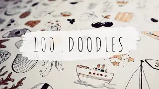 100 DOODLES CHALLENGE | Summer Bullet Journal Ideas | GIVEAWAY